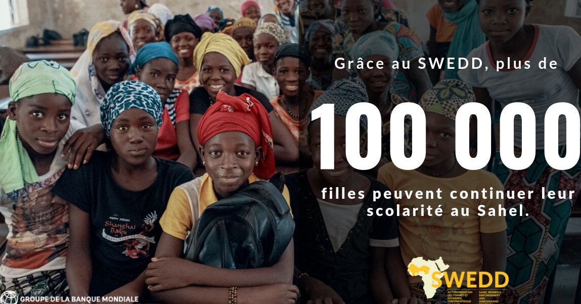 Le #SWEDD a déjà permis à + de 100 000 jeunes #filles en situation précaire de rester à l’école au #Niger, #Mali, #Burkina, #Tchad, #Mauritanie, #cotedivoire. Elles peuvent desormais rêver d’un avenir meilleur. <a href="/UNFPA/">UNFPA</a>

-> projetswedd.org/wp-content/upl…