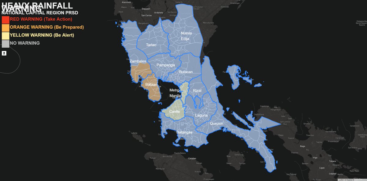 dost_pagasa's tweet photo. Heavy Rainfall Warning No. 3 #NCR_PRSD
Weather System: Southwest Monsoon
Issued at: 11:00 PM,20 September 2019 https://t.co/DQam83yBfC