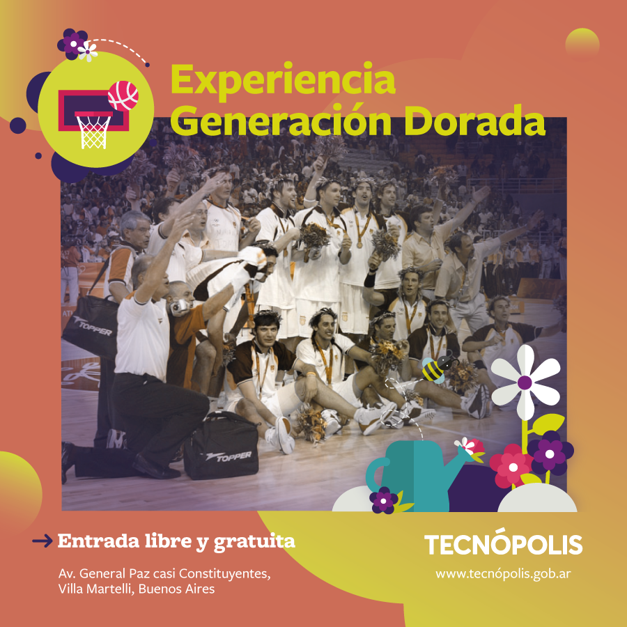 TecnopolisArg's tweet photo. Mañana disfrutá el #DíaDeLaPrimavera junto a los jugadores de la #GeneraciónDorada de básquet
Nos visitan #Nocioni, #Oberto, #Delfino, #Fernández, #Herrmann, #Montecchia, #Wolkowyski, #Sconochini y cuerpo técnico
¡Y hoy recorré la muestra interactiva @experienciagd hasta las 18h! https://t.co/FH6jJJyQB0