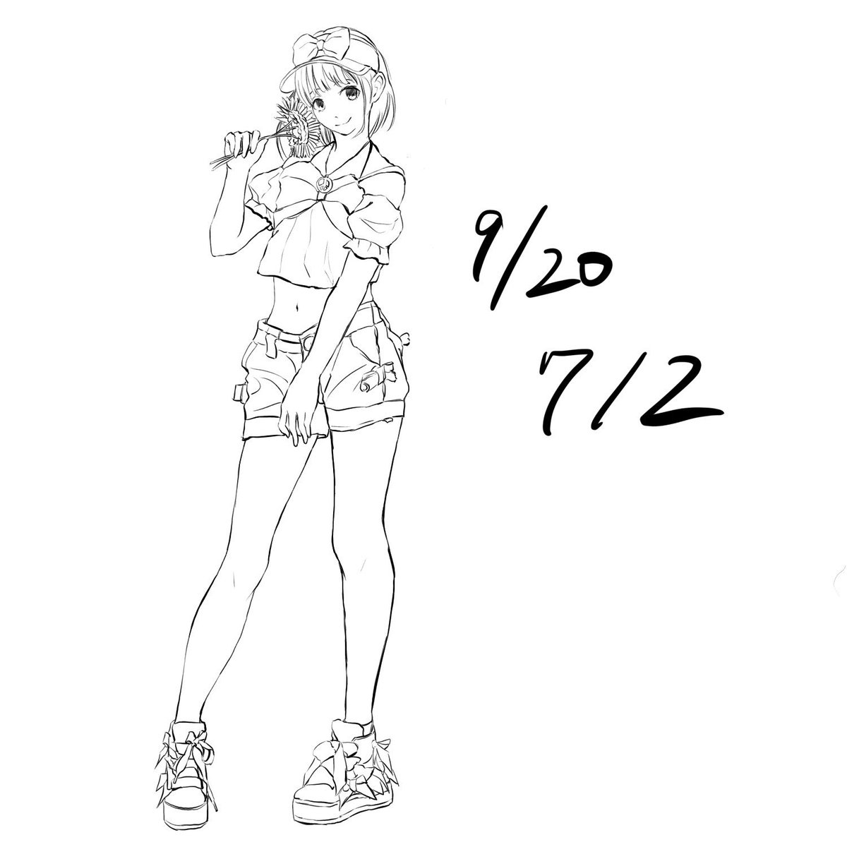 #毎日写真スケッチ
712日目。イラスト色強め。 
