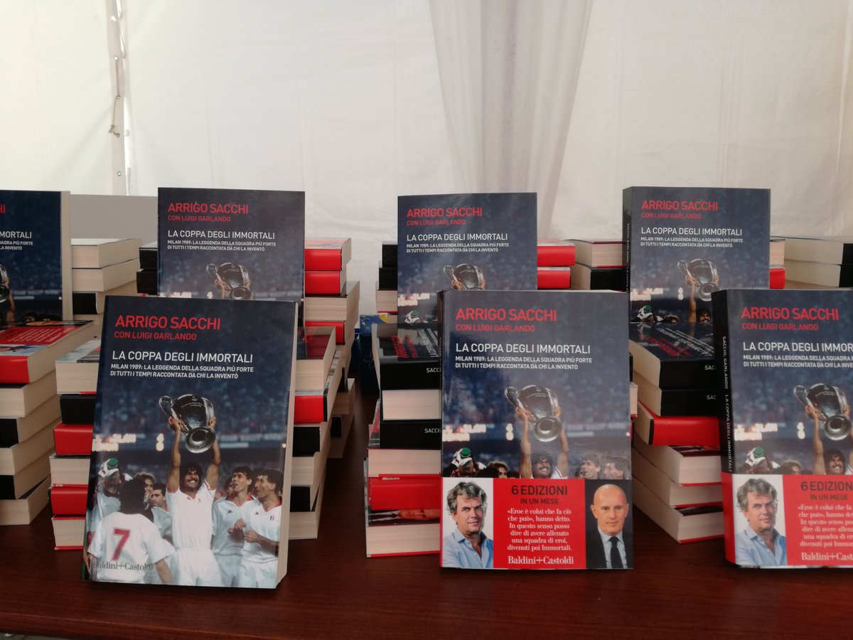 pordenonelegge's tweet photo. ⚽ "La coppa degli immortali. Milan 1989: la leggenda della squadra più forte di tutti i tempi raccontata da chi la inventò."
Incontro con il mister Arrigo Sacchi (via Skype), @garlando_luigi e Luca Ussia.
@BaldiniCastoldi
#autosystem
#pnlegge2019 🦎💛🖤 https://t.co/qmBQ1kW3Do