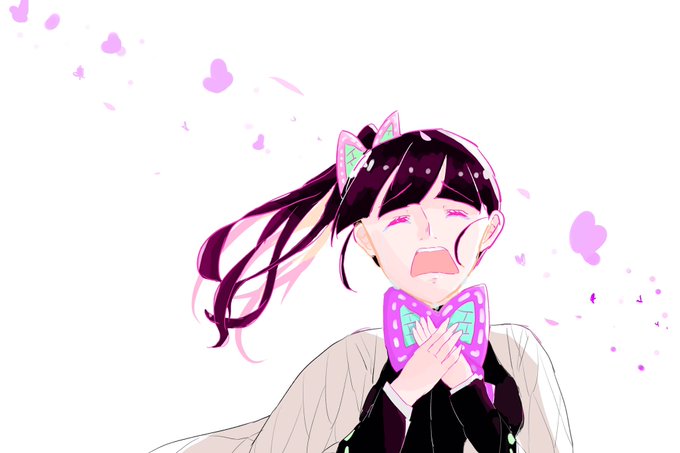 .NalさんがTwitterに投稿した栗花落カナヲ(鬼滅の刃)のイラスト。