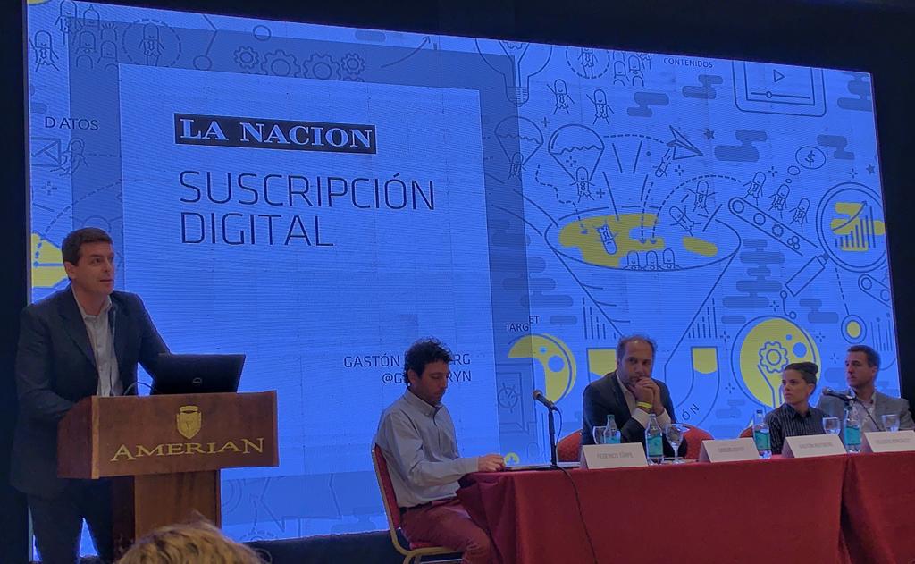 En #asambleadeAdepa ahora tenemos un panel sobre "Modelos locales de reader revenue: membresías y suscripciones”, con Mauricio Rucci, coordinador de Tecnología de La Voz, Córdoba; Federico Turpe, director digital de La Gaceta, Tucumán; Chani Guyot, director de Red/acción.