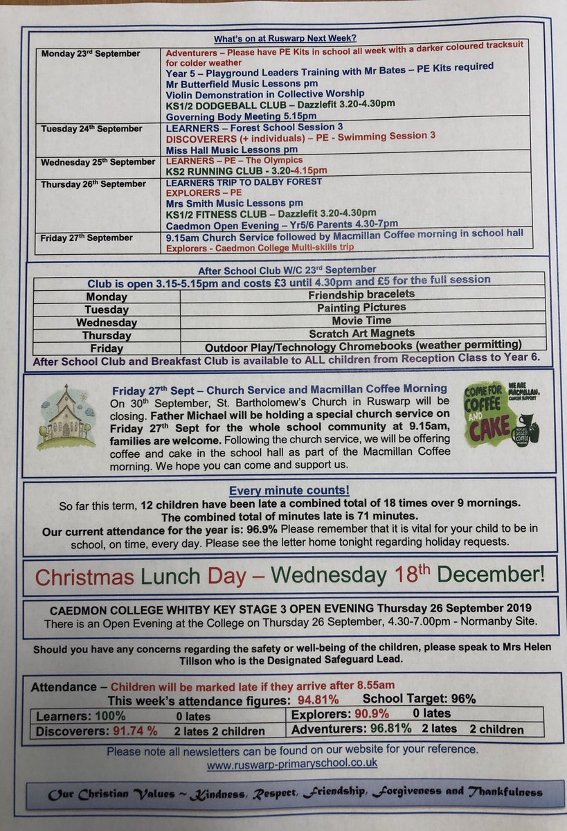 Our weekly news! 😊