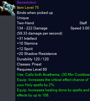 acocommunity's tweet photo. HAROO to Mima on getting the Server FIRST Benediction/Anathema on Atiesh! One of the coolest weapons in WoW history!
@Warcraft #WoWClassic #ClassicWoW #WorldOfWarcraft #Benediction #Atiesh #ServerFirst https://t.co/0WyJibl8s4