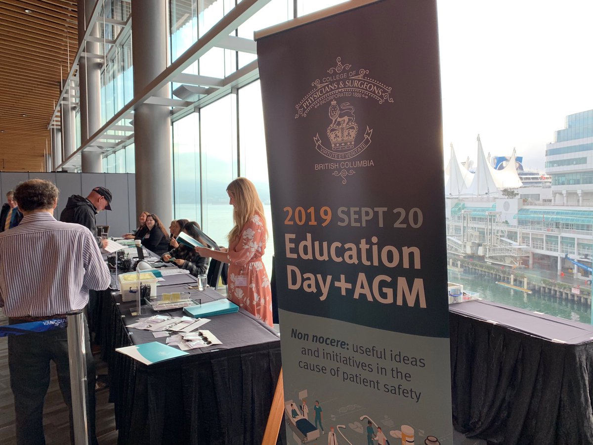 cpsbc_ca's tweet image. We’re gearing up for Education Day 2019! Physicians from across BC are here to discuss and share ideas about their commitment to patient safety. #NonNocere