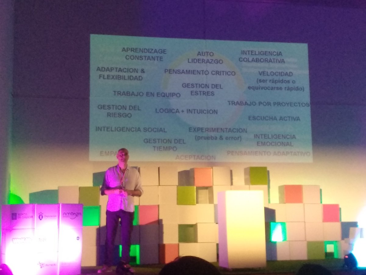 DesireeParramon's tweet photo. @JaumeGurt  nos muestra en @Trainers4Future cómo está cambiando el mundo y que competencias vamos a necesitar para afrontarlo. 

¿Aceptamos el reto del CAMBIO?

#Trainers4Future #T4F #Congreso #Formadores #Formación #TICnificación #CAMBIOS https://t.co/OxFXNJD4or