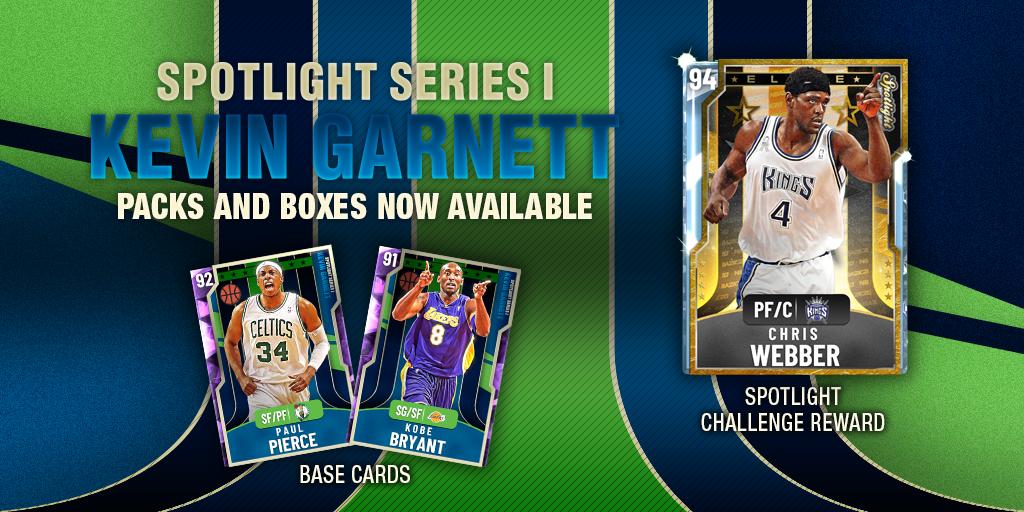 Nba 2k21 Myteam Kevin Garnett Spotlight Series I Packs Are Live Relive Kg S Career With These Cards Including Amethyst Kobe Bryant Amethyst Paul Pierce Emerald Stephon Marbury