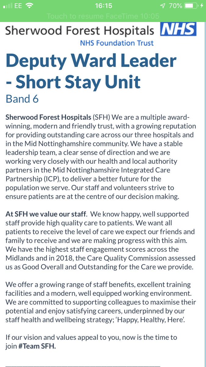 For an exciting opportunity please apply