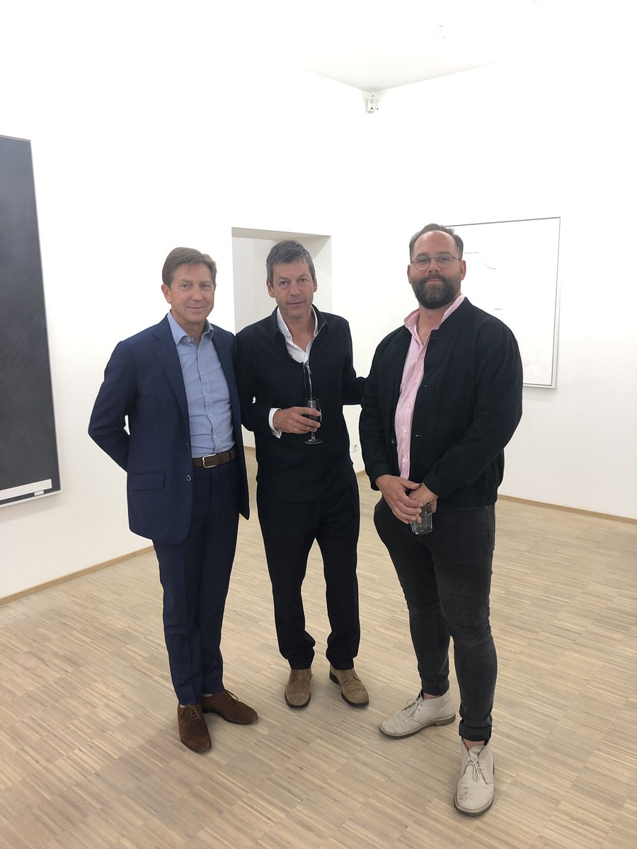 Vernissage des expositions #ThomasArnolds &amp; #AnnaKrieps in <a href="/NosbaumReding/">Nosbaum Reding</a> hier soir 19.09 #art #Luxembourg