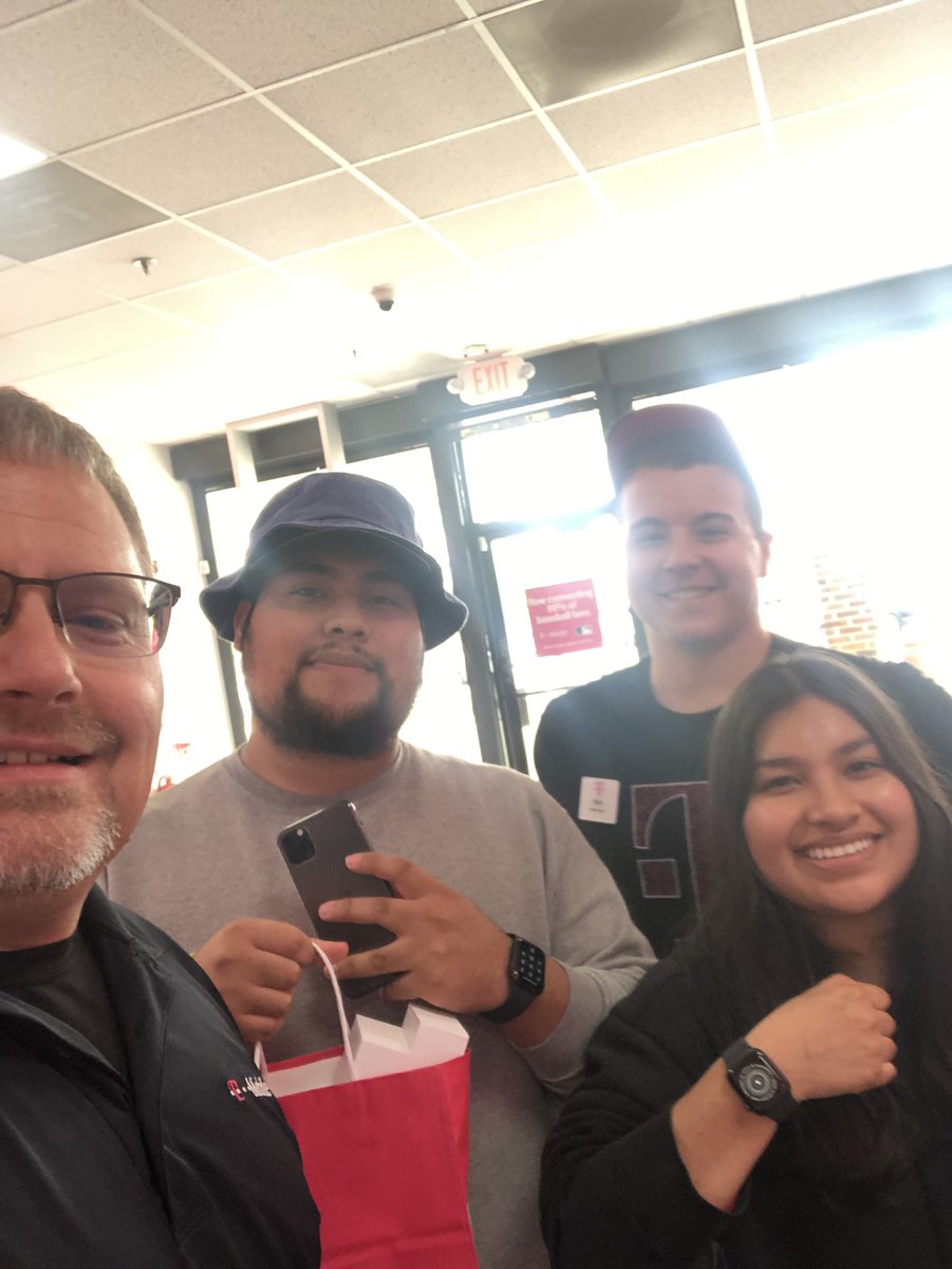 Enjoyed the time with the new TMobile iPhone 11 customers and yes they got two watches to match. Enriching people’s lives at TMobile in Naperville IL. <a href="/TCCMobile/">TCC Wireless</a> <a href="/Sentowski8/">MJS</a> @BrettKe08677439 <a href="/willingofficial/">Kristopher Willing</a> <a href="/RJGomezIII/">Rafael J. Gómez lll</a> <a href="/saadzakirtcc/">Saad Zakir TCC</a> <a href="/ChartierDoug/">Doug Chartier</a> <a href="/jaymaliktcc/">Jay Malik</a>