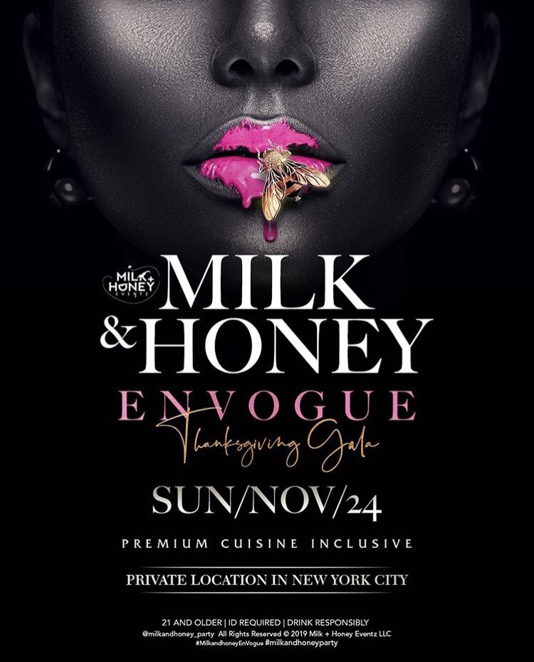 EventzHoney's tweet photo. Log on to https://t.co/6lrMPCSGon
.
.

Subscribe @milkandhoney_party 
#MilkandhoneyEnVogue
#Milkandhoneyparty
#MilkandHoneyGala
📧 info@milkandhoneyeventz.com

347.419.1798 | 646.217.9535 For Bdays &amp; Bottle Package Reservations https://t.co/mrq5avYDlH