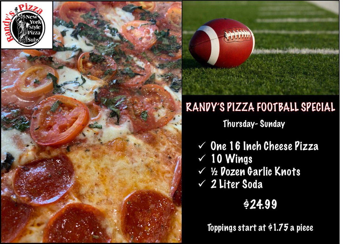 Pick up Randy's for the tailgate tomorrow! #NCSUFootball #UNCFootball #DukeFootball #wedeliver