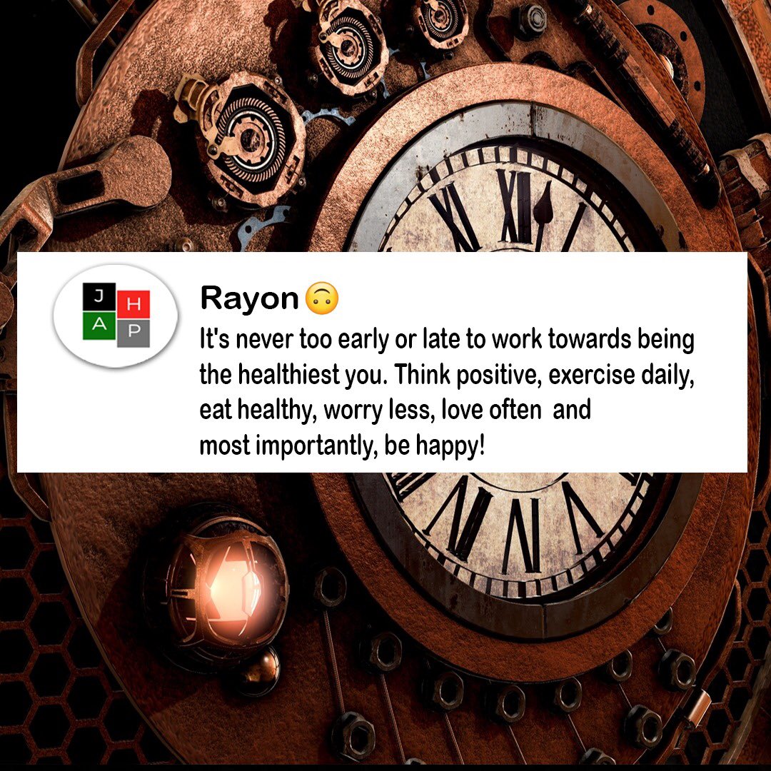 JASLtweets's tweet photo. The time is always right to start your journey to a healthier you. 

#jhap #healthyliving https://t.co/kDZro9tpUa