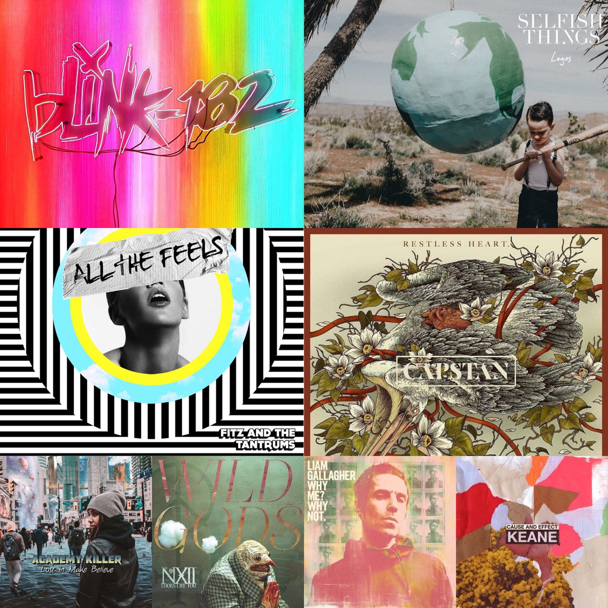 TandA_Media's tweet photo. Happy Friday! Look at of these new goodies that released today! #Blink182 #SelfishThings #FitzandtheTantrums #Capstan #AcademyKiller #TheNumberTwelveLooksLikeYou #LiamGallagher #Keane https://t.co/TSWloTFTV6