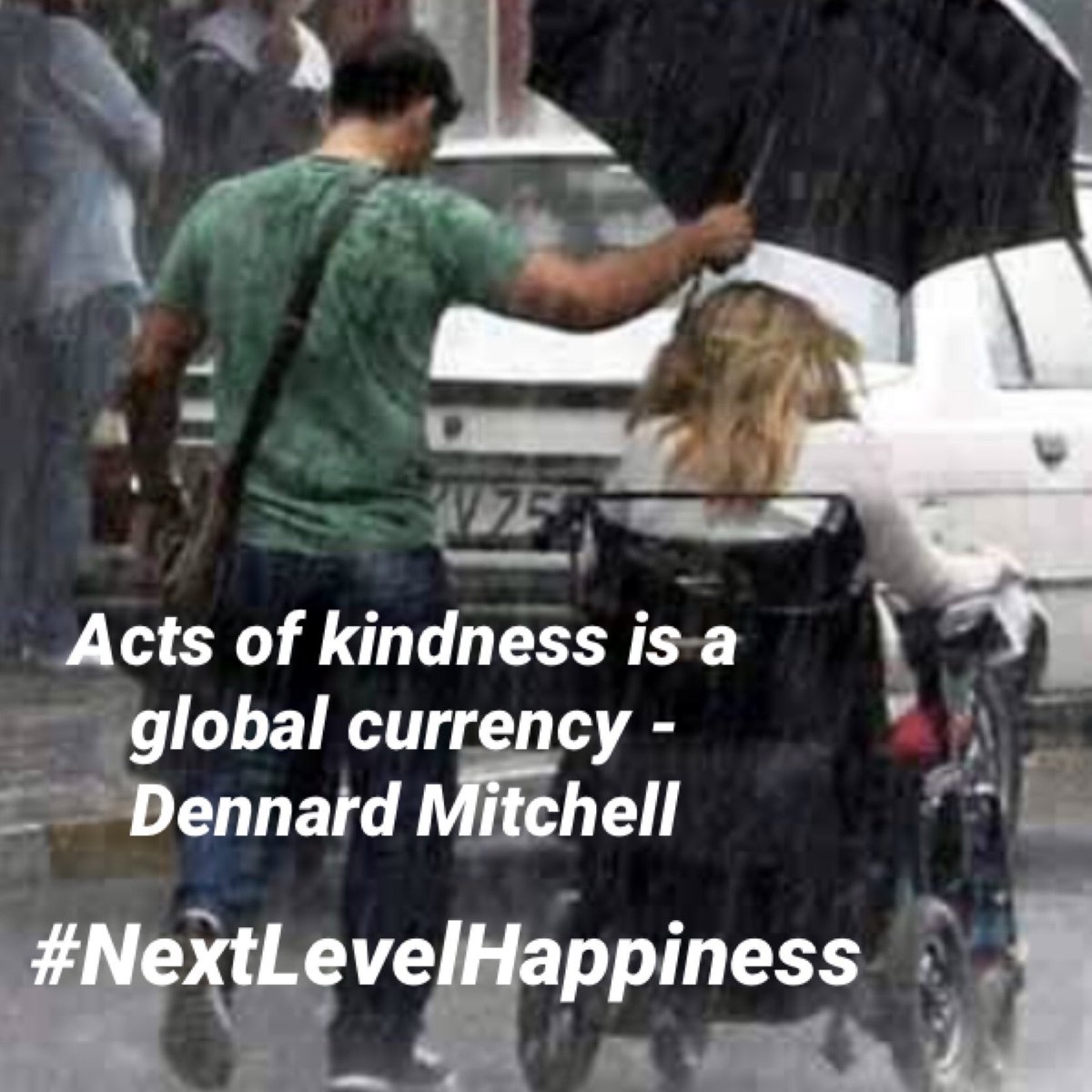 DennardMitchell's tweet photo. Acts of kindness is a global currency. This form of currency will make you feel great every time you spend it. While going through personal storms in life, shift your focus on others and watch what happens.
.
#NextLevelHappiness #Happiness #YourPotentialCoach #HappinessSpeaker https://t.co/oATtM7Vpda