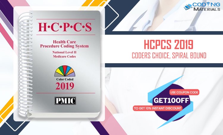 CodingMaterials's tweet image. Hurry Up! Best offer ever! Get HCPCS 2019 Coders Choice, Spiral Bound for JUST $89. Book your order now and avail flat 10% discount on all your purchases.

Use Code Coupon Code: “GET10OFF”

Order Link: t.ly/JJGqm

#HCPCS #MedicalCoding #MedicalCodeBook