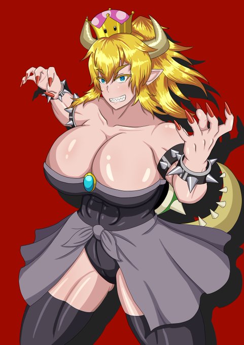 クッパ姫も一周年かぁ・・・というわけで僕も過去絵のクッパ姫をドン 