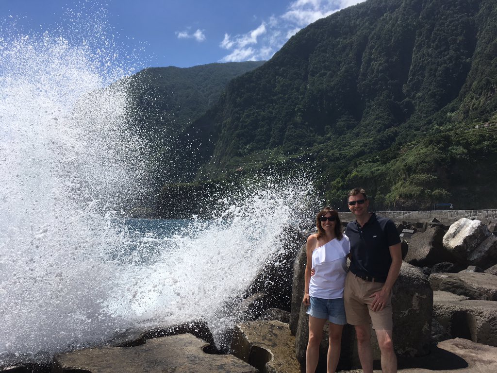 LindaLoader's tweet photo. @myLondis #LondisGreenalls favourite day on holiday two milliseconds before the wave hit .... https://t.co/pf5TllS76M