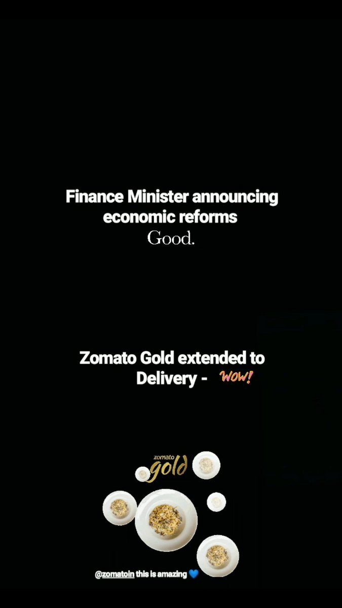hemanshi_gala's tweet photo. @ZomatoIN @ZomatoGold this is a really good gesture and a very welcoming move. #FoodReforms 😆😂😄
#zomatogold https://t.co/4qOooa9UzV