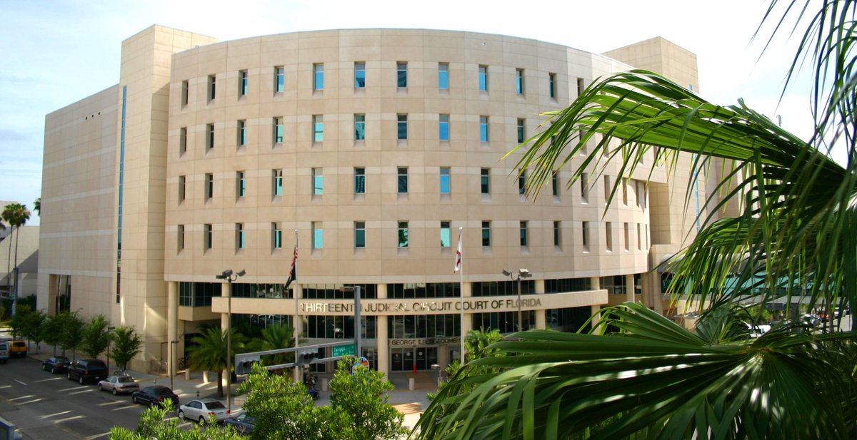 Q: How many courtrooms are there in the 13th Judicial Circuit?
A: