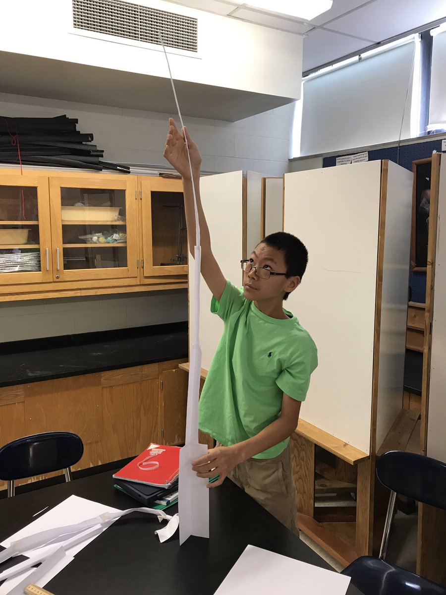 GaskinShaun's tweet photo. Paper tower school record- 134cm. https://t.co/Jl37qRtFZO