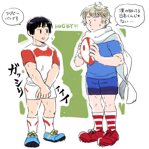 選手の体型は同じくらいなんですよ～という解説を聞いてよぎってしまった。 