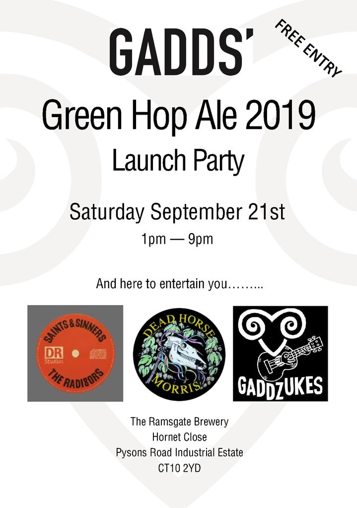 IsleMagThanet's tweet photo. Who's going to the #Gadd's Green Hop Ale launch party tomorrow? 🍻
“Drinking beer in a brewery’s tap room means you’ll be experiencing the beer at its freshest – and you can take some home with you too!”
#isleonline #ramsgatebrewery #kent #thanet #gadds https://t.co/kcPAVdbWMD