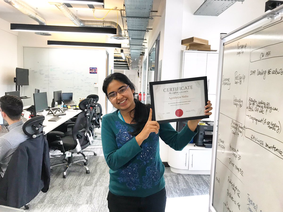 Damingo9's tweet image. @yobota internship completed! #fintech #londonfintech