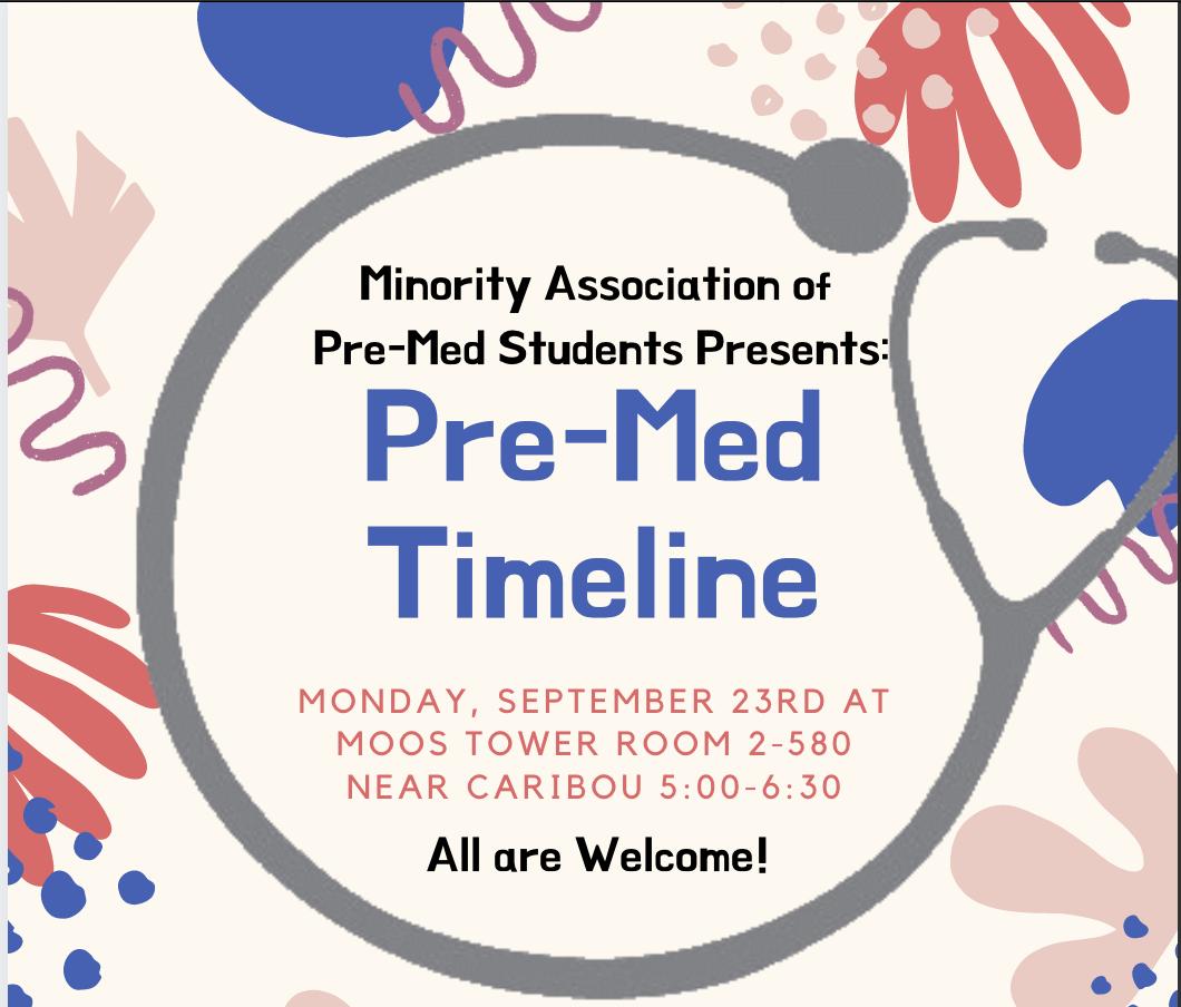 UmnMaps's tweet image. Join us at our first event of the semester to enjoy great food, meet other premed students, and learn more about the pre-med process!