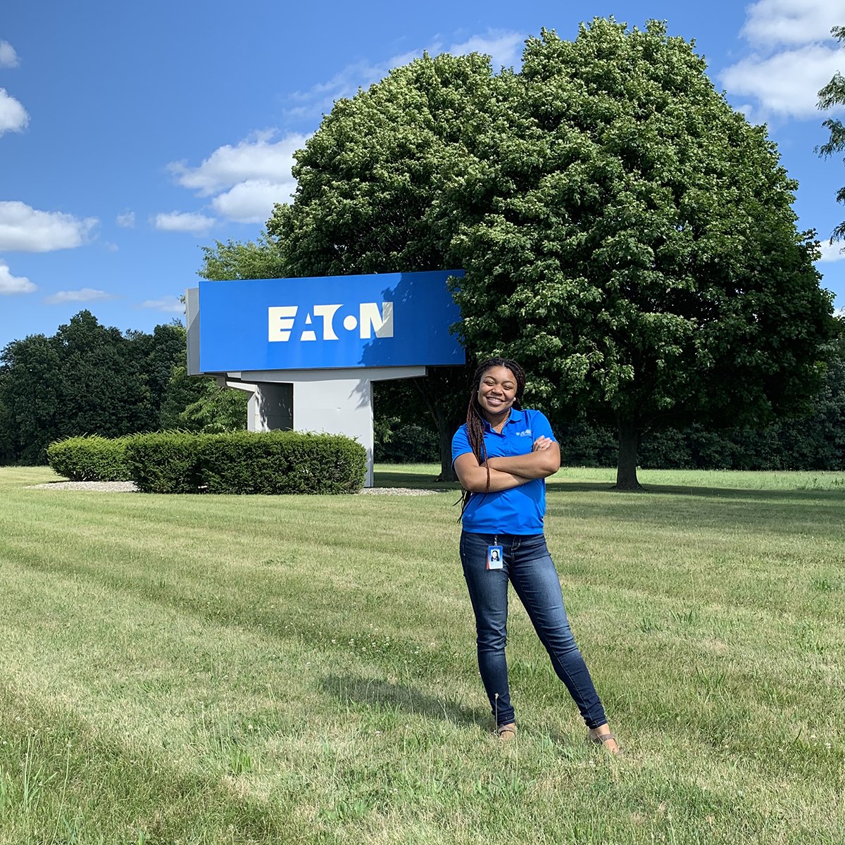 WMUEngineers's tweet photo. Tayla Hall is gaining valuable experience as a test cell engineering intern at @eatoncorp. Internships “open your eyes up to how you will be applying your degree once you graduate.” Find your internship at Engineering Expo 9/25: https://t.co/DZGFT9uahw 💛🐴#BroncoEngineering #WMU https://t.co/MLVQGIAzZ7
