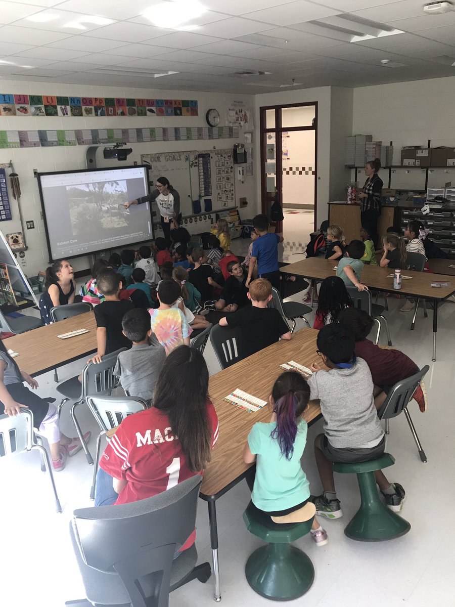 Just a normal Friday afternoon practicing digital citizenship with 50 first graders. @MrsSmith_A #mtes