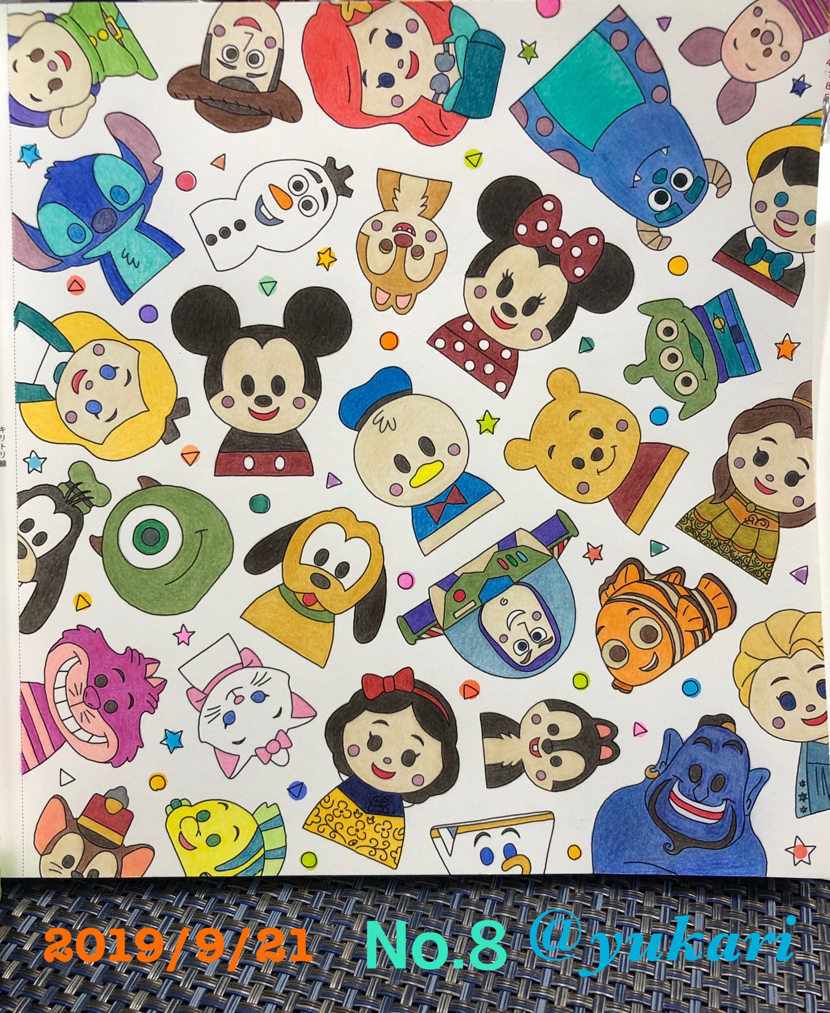 由加里 Pa Twitter 大人の塗り絵 コロリアージュ 大人の塗り絵 ディズニーkideaぬり絵book キャラ集合図 途中経過その にて完成 達成感 極まる 使用画材 キャラ Crayora 色鉛筆 クレヨラ 背景 カラードットペン 大人の塗り絵 ブティック社 由加里 Pa Twitter 大人の塗り絵 コロリアージュ 大人の塗り絵 ディズニーkideaぬり絵book キャラ集合図 途中経過その にて完成 達成感 極まる 使用画材 キャラ Crayora 色鉛筆 クレヨラ 背景 カラードットペン 大人の塗り絵 ブティック社