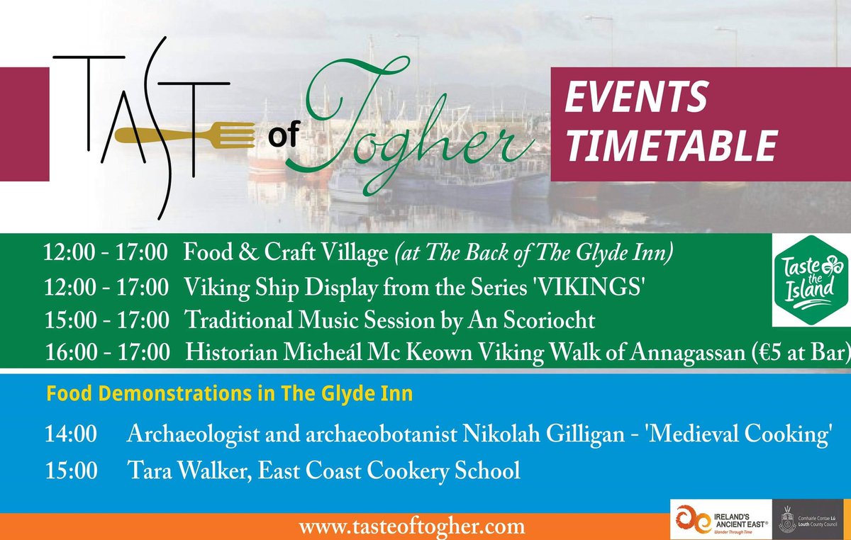 Looking forward to talking at this tomorrow!  <a href="/TheGlydeInn/">TheGlydeInn</a> <a href="/tastetogher/">tasteoftogher</a> <a href="/VisitLouthIE/">Visit Louth</a> <a href="/DiscoverBoyneV/">Discover BoyneValley</a> <a href="/BoyneValleyFlav/">Boyne Valley Flavours</a> #medievalfood #medievaltwitter #Vikings