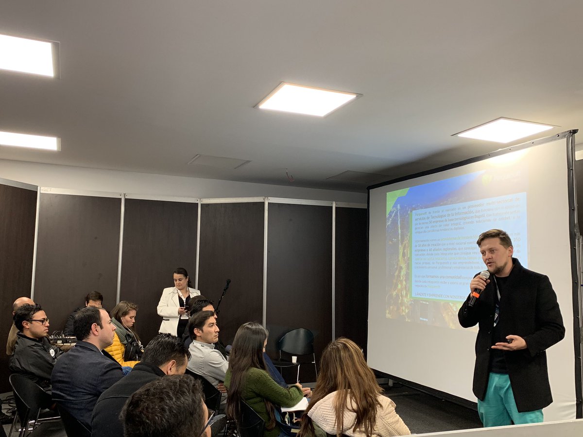 AleGome's tweet image. En conferencia ecosistemas de emprendimiento #Parquesoft @ParquesoftBog @CorferiasBogota #CGC