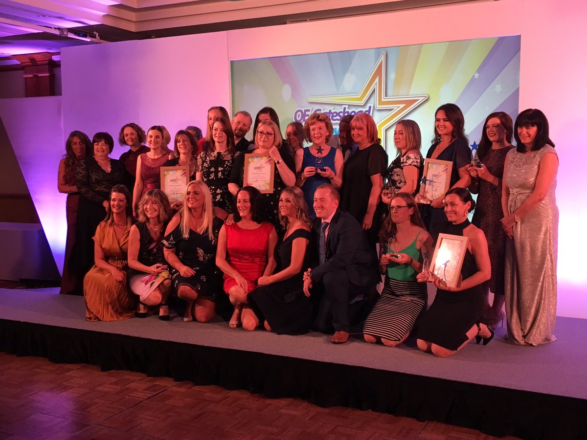 The amazing star award winners - lots of whooping going on here!!!!  @QEGateshead @QEstars