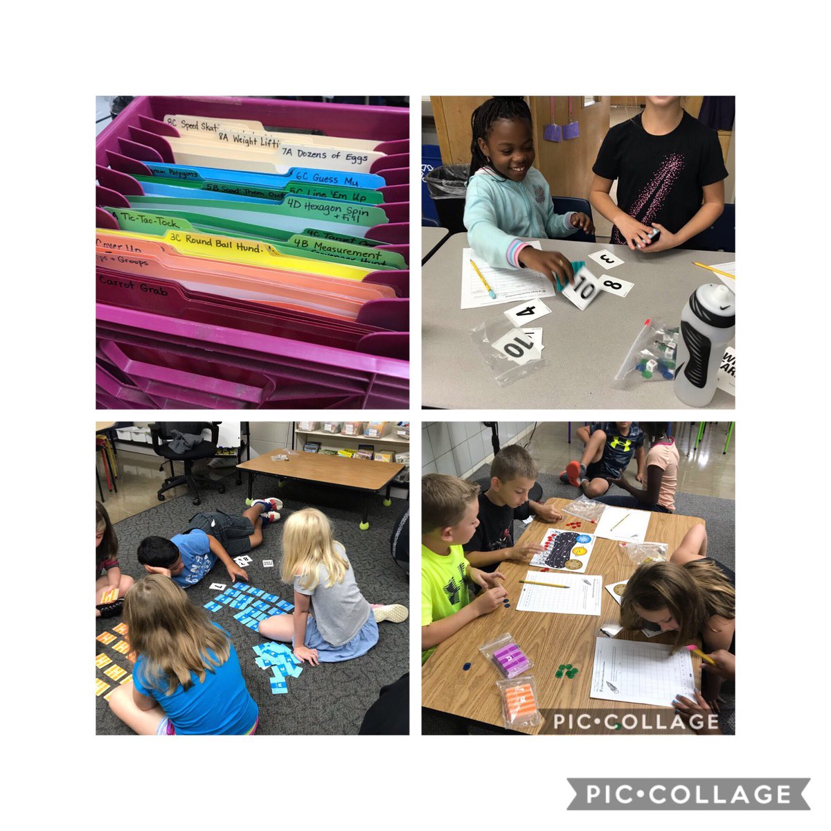 DgoetzDoris's tweet photo. Bridges math stations taking off in Mrs. Winterfield’s class at Brendel. Math thinking, number sense and team work! @GBCSbobcats https://t.co/nzxRwBJtQT