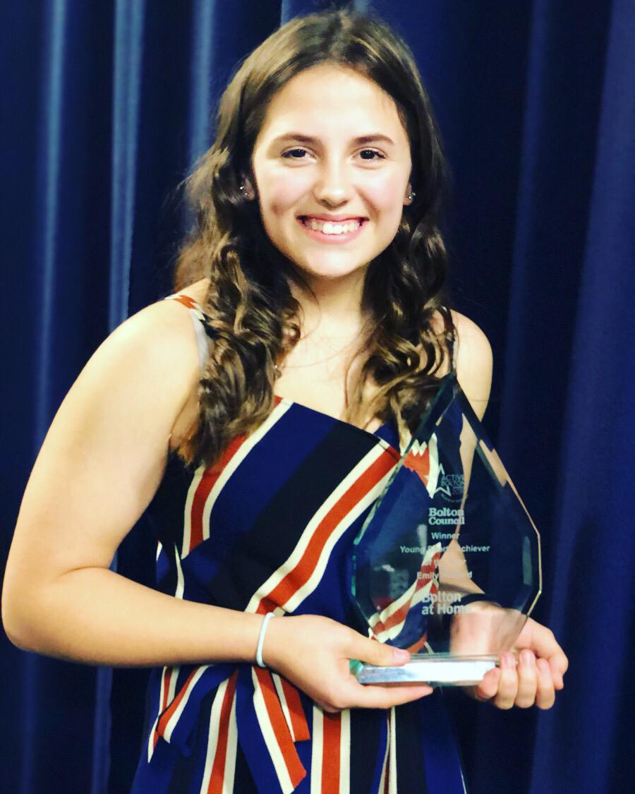 paje100's tweet photo. #ActiveBoltonAwards young sports achiever of the year 2019 Emily Hesford https://t.co/R6NqKT5Kcz