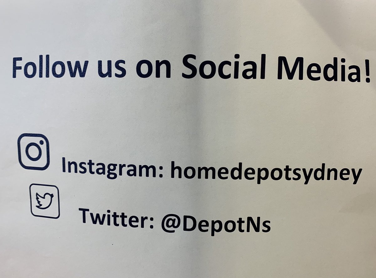 Follow Home Depot Sydney for any upcoming events, sales and promotions!