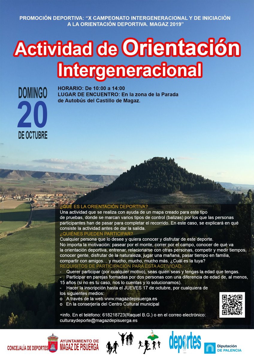 aytomagaz's tweet photo. X Campeonato de Orientación Intergeneracional y de iniciación a la orientación deportiva. Magaz 2019. Inscripciones en el siguiente formulario y +info. https://t.co/URfPIj5x5H #magazdepisuerga #magazorientacion #magaz https://t.co/ziMPqwYzug