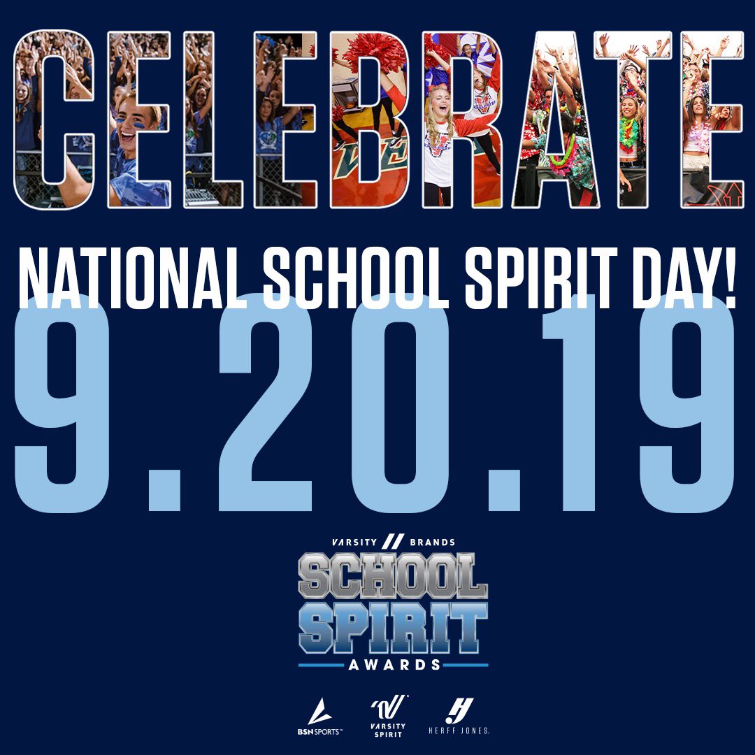 Today’s my favorite day of the year! Retweet with how you plan on celebrating National School Spirit Day! #SpiritMatters
