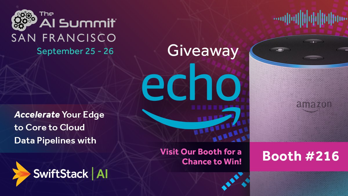 SwiftStack's tweet photo. Meet the Expert at #AISummit: https://t.co/9ZaZYzG4nD
Schedule some time in booth #216 to learn how to build large scale #EdgetoCore to #MultiCloud #AI / #ML solutions - orchestrating AI/ML frameworks across #PublicClouds and #OnPremises data centers. https://t.co/Qa5GGyrAHF
