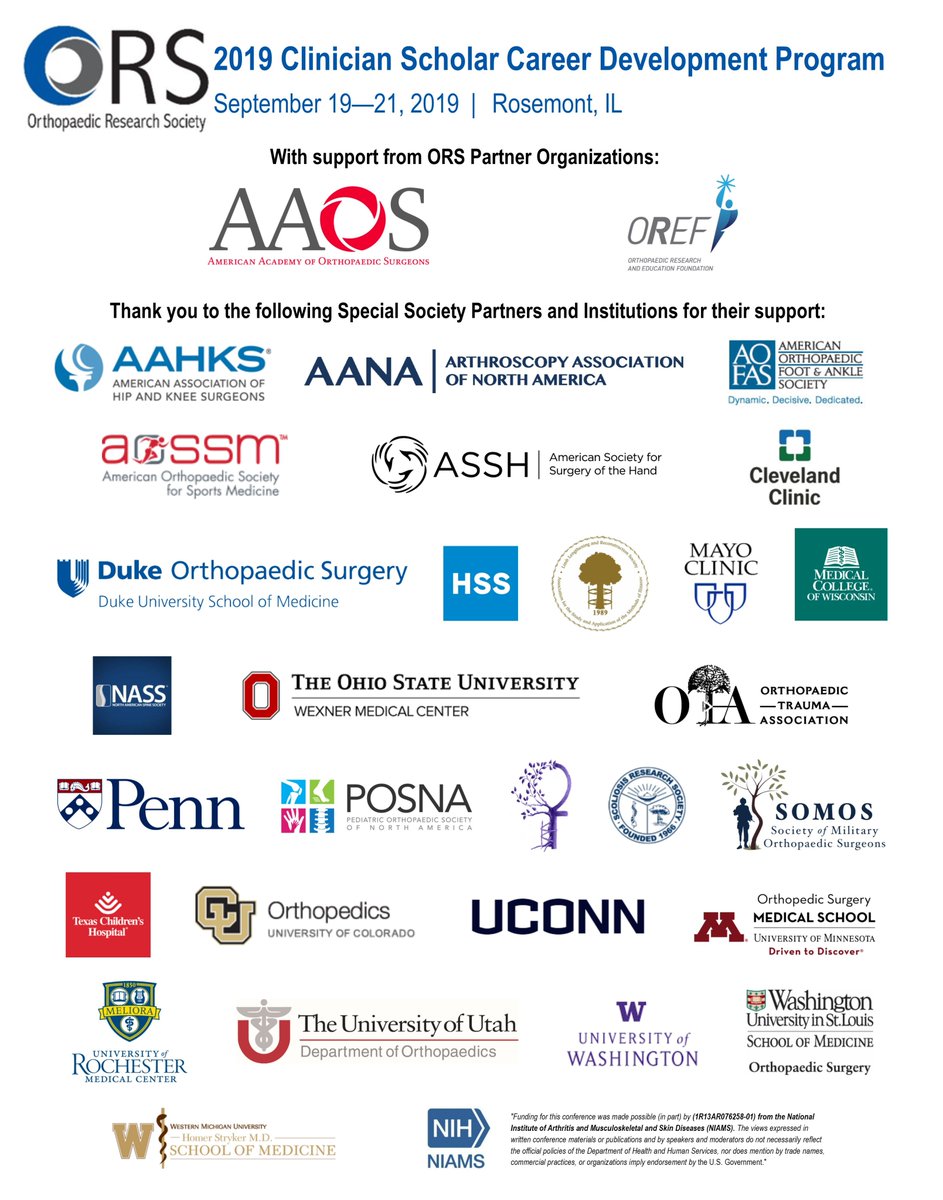 ORSsociety's tweet photo. #2019CSCDP thanks to all of our supporters! https://t.co/6c2mvkKaDw