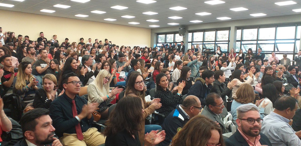 UNLZoficial's tweet photo. 👉🏽 Cierre de @Alacaurp2019, con Nedelka Escala, presidente de #ALACAURP, y @gustavonaon, decano de @socialesunlz.
📌"Las expectativas fueron cumplidas y superadas", aseguró Escala. 
📌"Fueron 48hs de aulas llenas, con respeto y compromiso. Estoy orgulloso", culminó el decano. https://t.co/mq9bShqCWQ