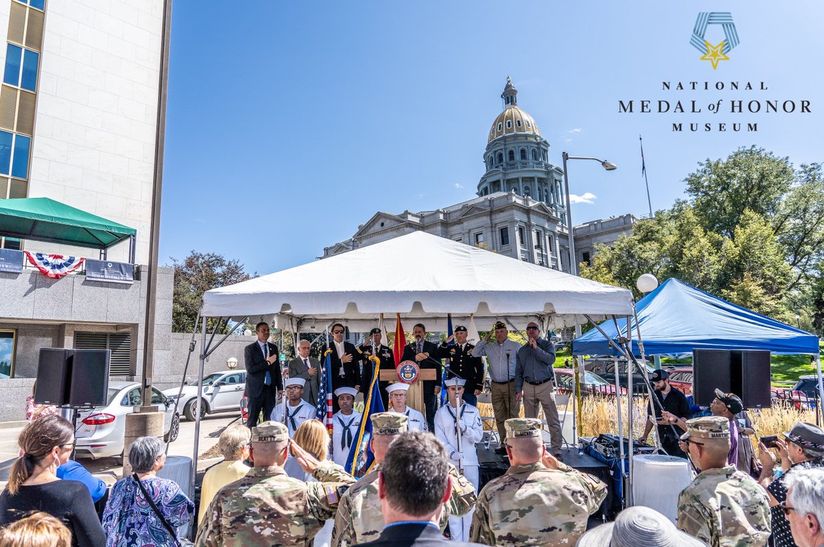MayorHancock's tweet photo. I strongly support the @MohMuseum coming to #Denver. Our city welcomes the opportunity to celebrate the service and patriotism of the #MedalofHonor recipients. #MoHMuseum https://t.co/4KVu0Wxfq0