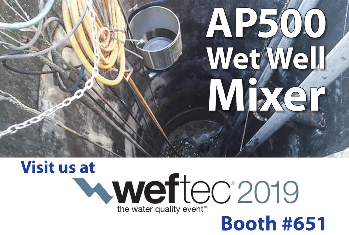See you September 23-25 in Chicago for Weftec 2019!  Visit us at Booth 651!