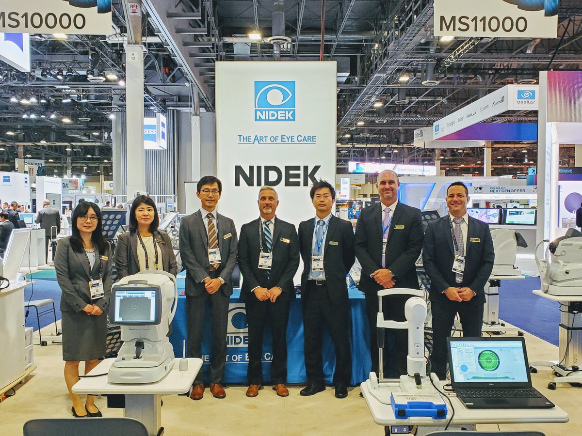NIDEKincUSA's tweet photo. It's day 2 at #VisionExpoWest and in case you missed us yesterday, remember to stop by booth MS10055 for a personal product demo with one of our experts! #E300 #Topographer #CEM530 #Specular #Microscope #MP3 #Microperimeter #RS3000 #OCT #Optometrist #VEW2019 #VisionExpo #VEW https://t.co/dCzyvOZkcH