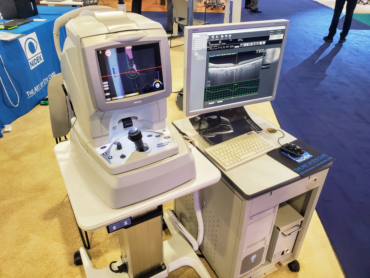 NIDEKincUSA's tweet photo. It's day 2 at #VisionExpoWest and in case you missed us yesterday, remember to stop by booth MS10055 for a personal product demo with one of our experts! #E300 #Topographer #CEM530 #Specular #Microscope #MP3 #Microperimeter #RS3000 #OCT #Optometrist #VEW2019 #VisionExpo #VEW https://t.co/dCzyvOZkcH