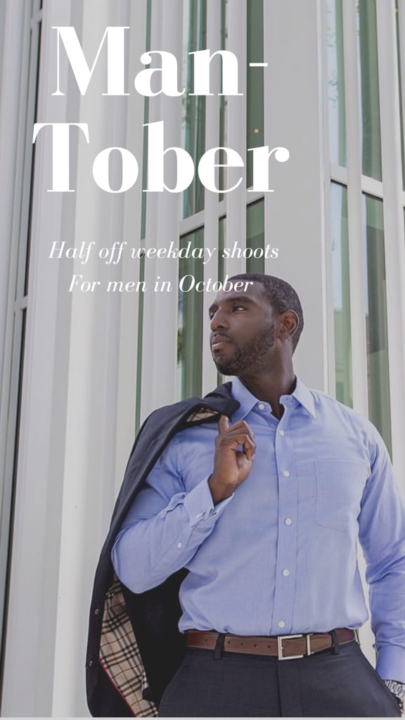 MichelleVanTine's tweet photo. Itโs MANtober... 50% off portraits for men . Lawyers, entrepreneurs, athletes...$150 instead of $300 for a 2 hr weekday shoot. Message me to book! #miami #miamientrepreneurs #miamilawyers #miamimen #miamibusiness #miamichefs #miamifood #photography #miamiartists #miamimusic https://t.co/QZlMdSxZa6