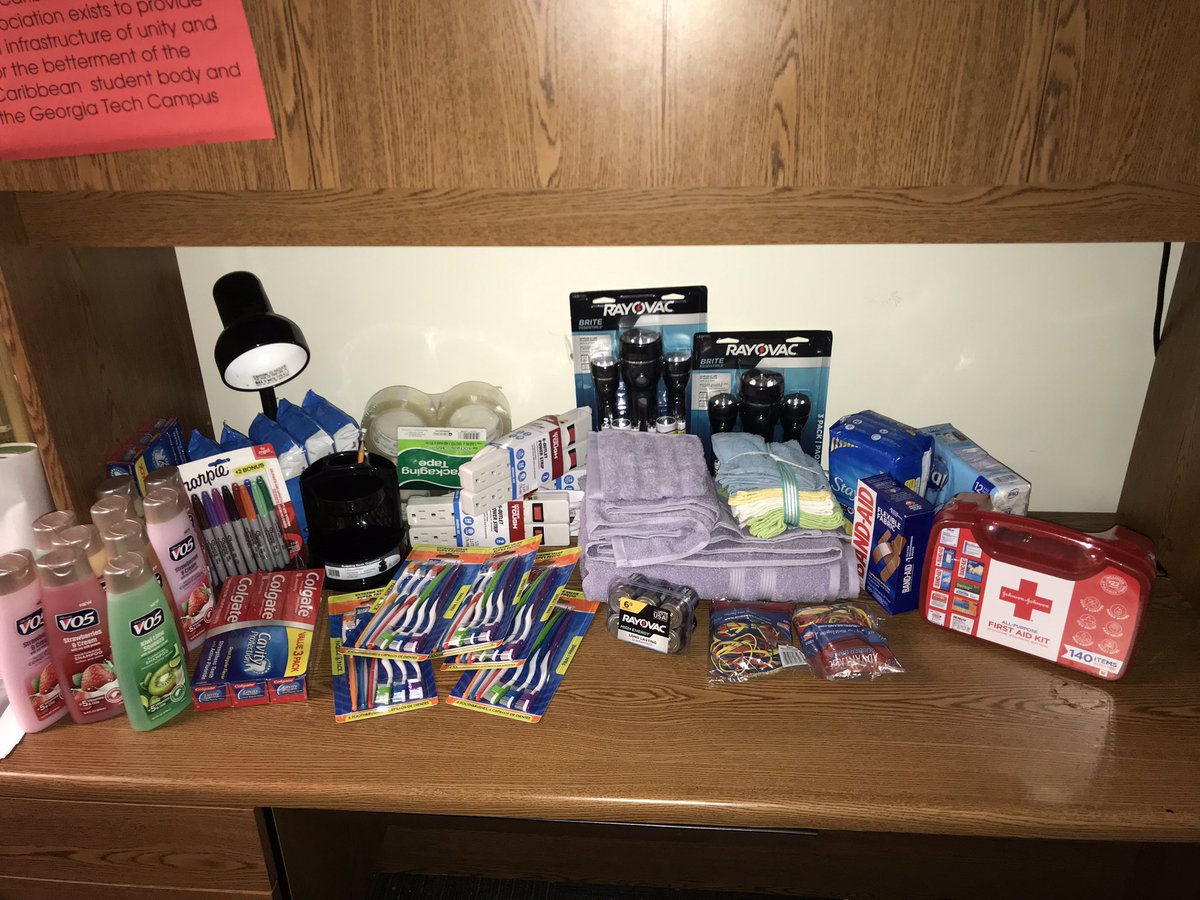 GTCaribSA's tweet photo. Thank you to everyone that has donated to the relief. We want to give a special thanks to the @gtsigmas for raising money to purchase these supplies!#bahamastrong https://t.co/ZALkyf7gDx